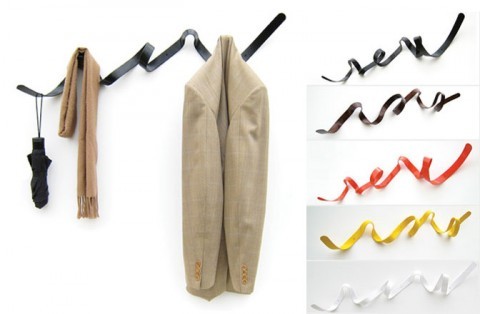 ribbon coat rack