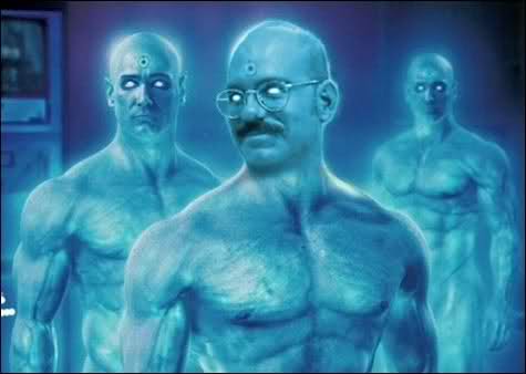 blue man