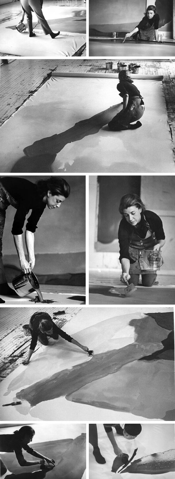 Helen Frankenthaler photographed by Ernst Haas
