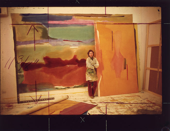 Helen Frankenthaler, photographer unknown