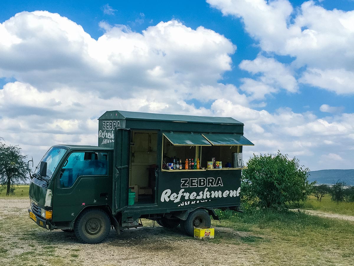 Yes, there are food trucks in the Serengeti!