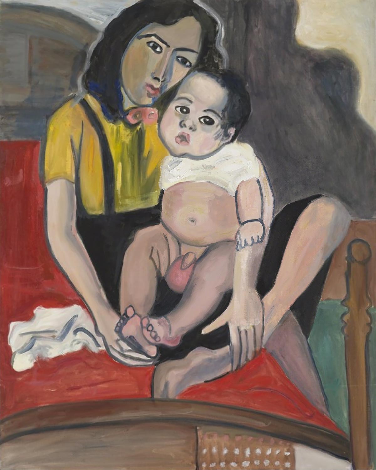 ALICE NEEL, Mother and Child, ca. 1981