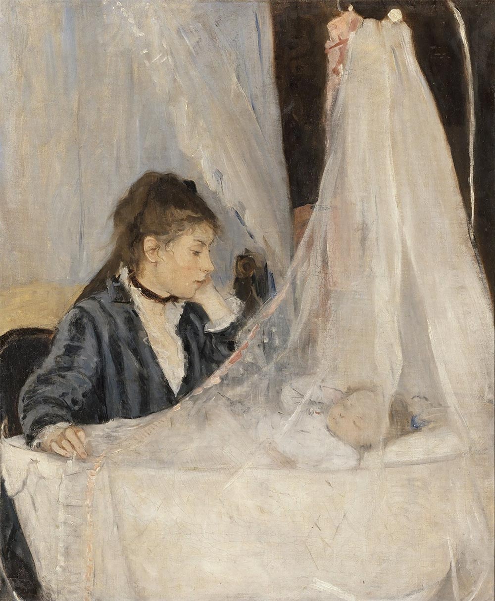 BERTHE MORISOT, Le Berceau (The Cradle), 1872