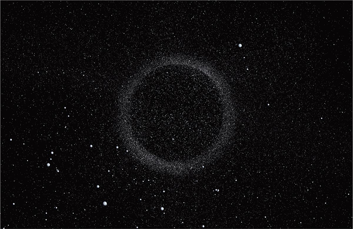 MICHAEL NAJJAR, space debris II, 2012